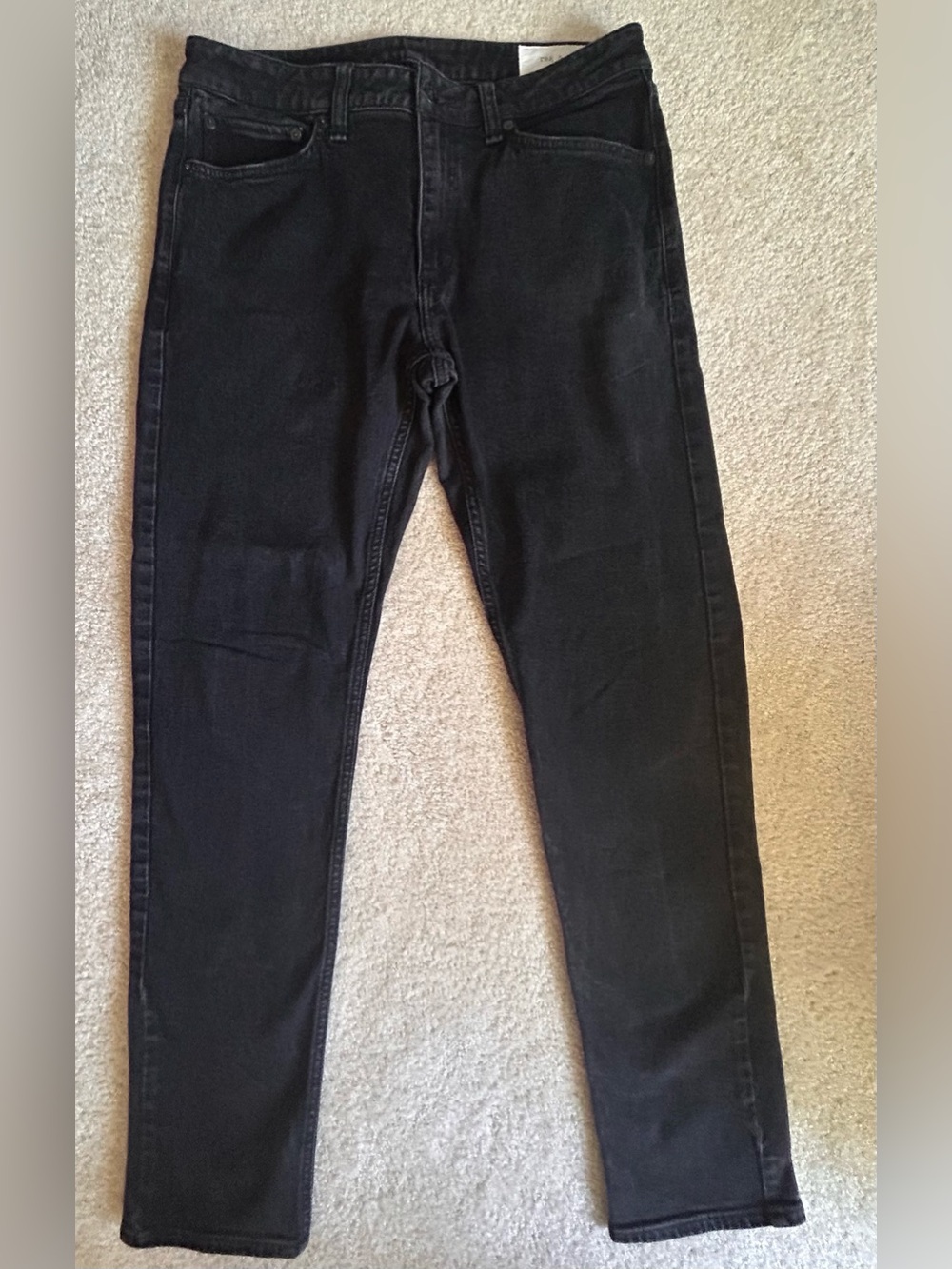 Rag & Bone Fit 3 Athletic Fit Black Jeans Men’s 32x32 Premium Stretch Denim - Picture 4 of 10